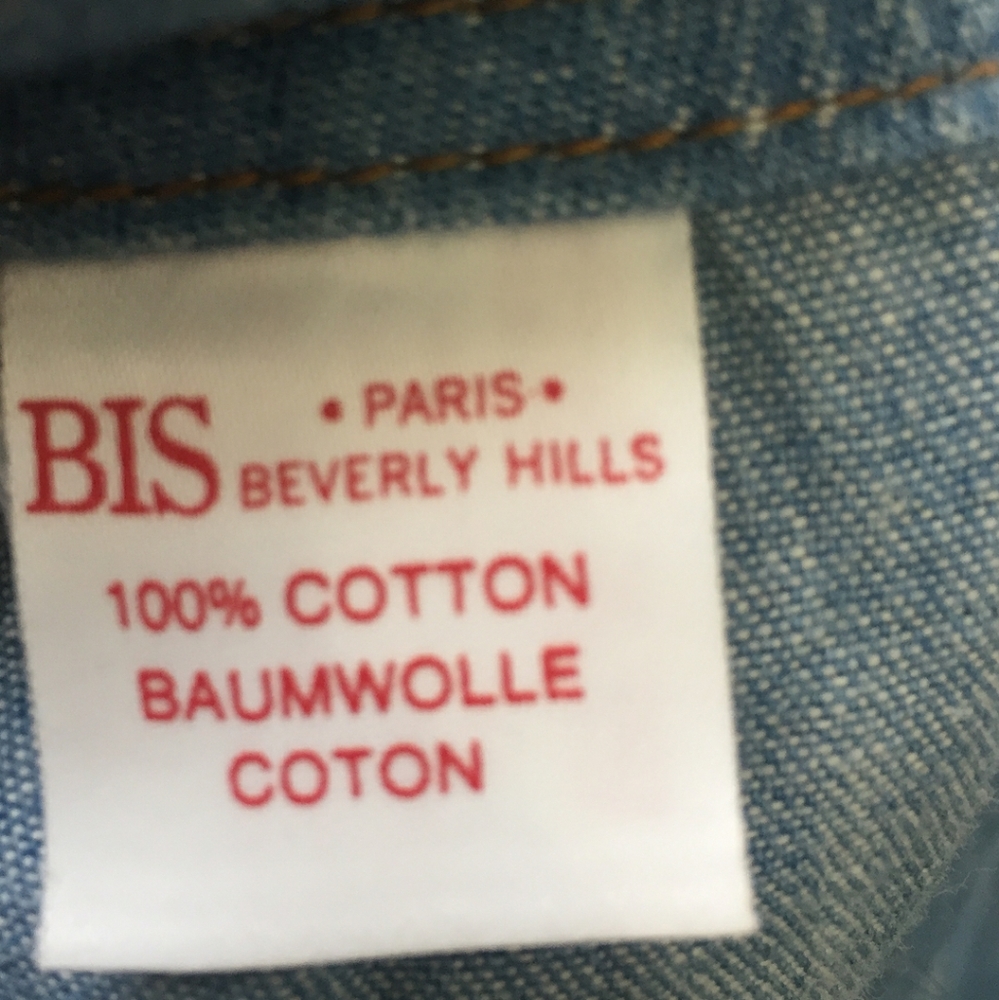 Rosie the Riveter style jean shirt